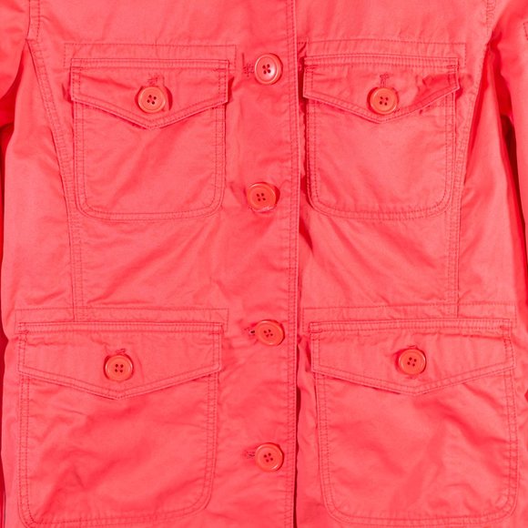 J. Crew Women's Peach Jacket Casual Designer Spring Outdoor Hiking Long Sleeve S - Picture 8 of 11